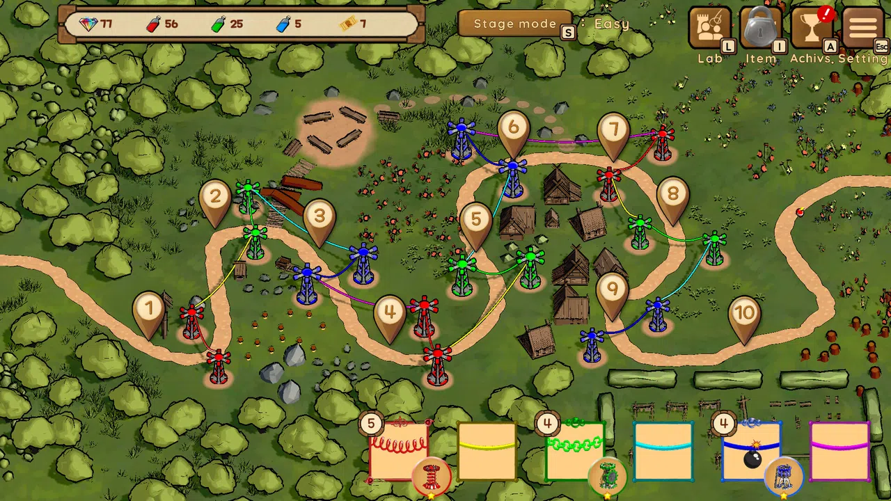 Rainbow Tower Defence Demo Screenshot 3