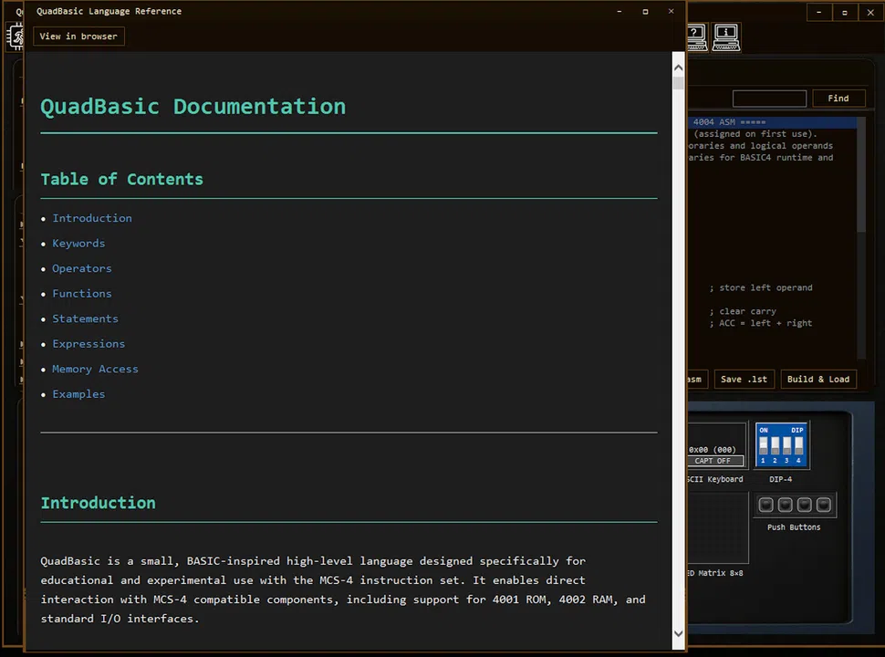 Quadium 4004 Workbench Screenshot 8