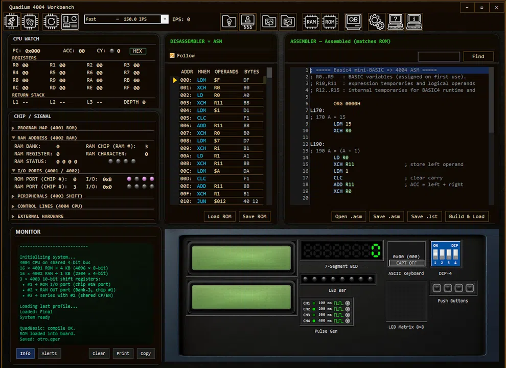 Quadium 4004 Workbench Screenshot 5