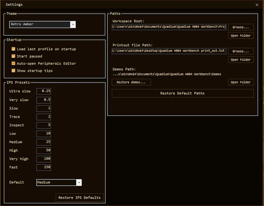 Quadium 4004 Workbench Screenshot 7