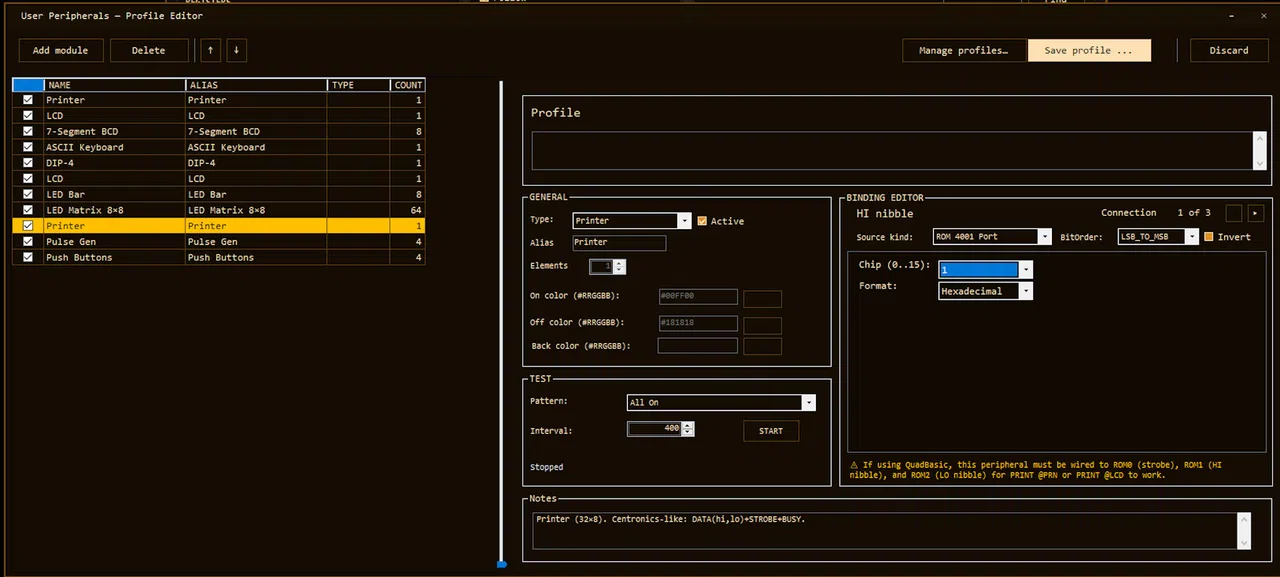 Quadium 4004 Workbench Screenshot 3