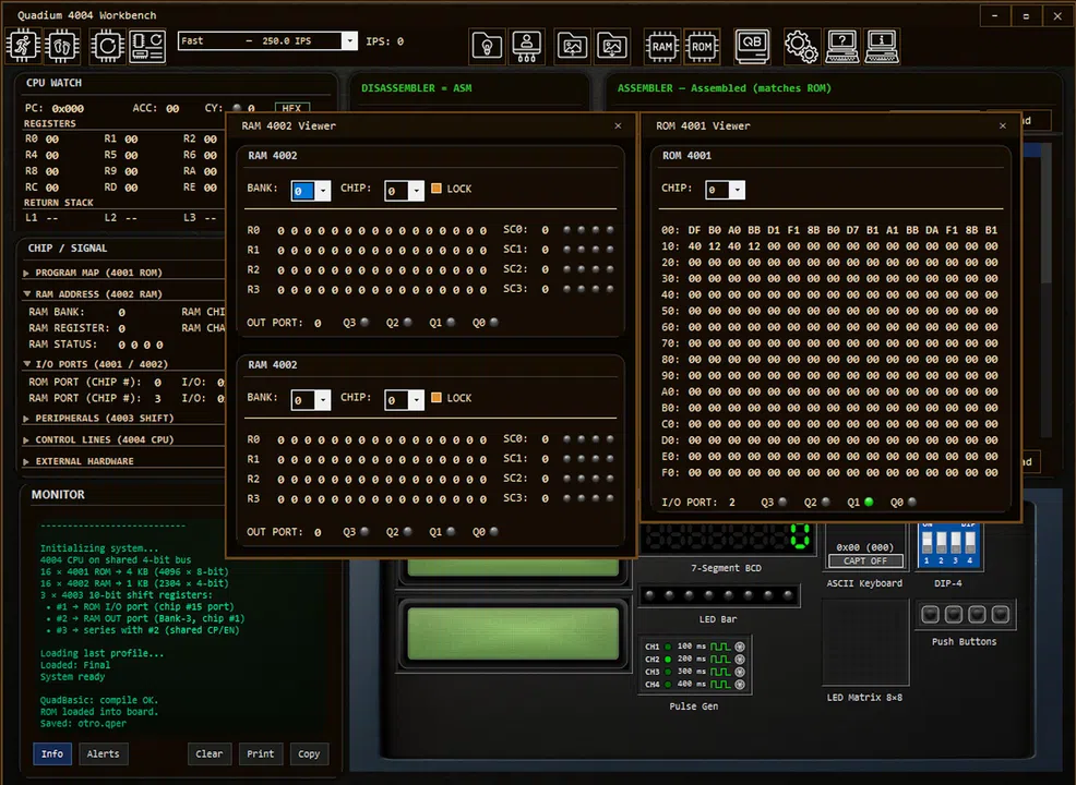 Quadium 4004 Workbench Screenshot 6