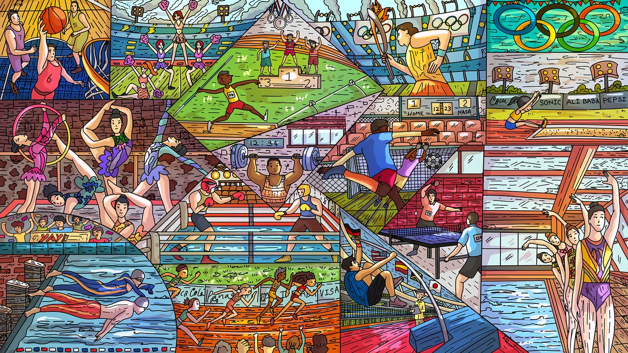 100 Olympic Cats - Artbook Screenshot 0