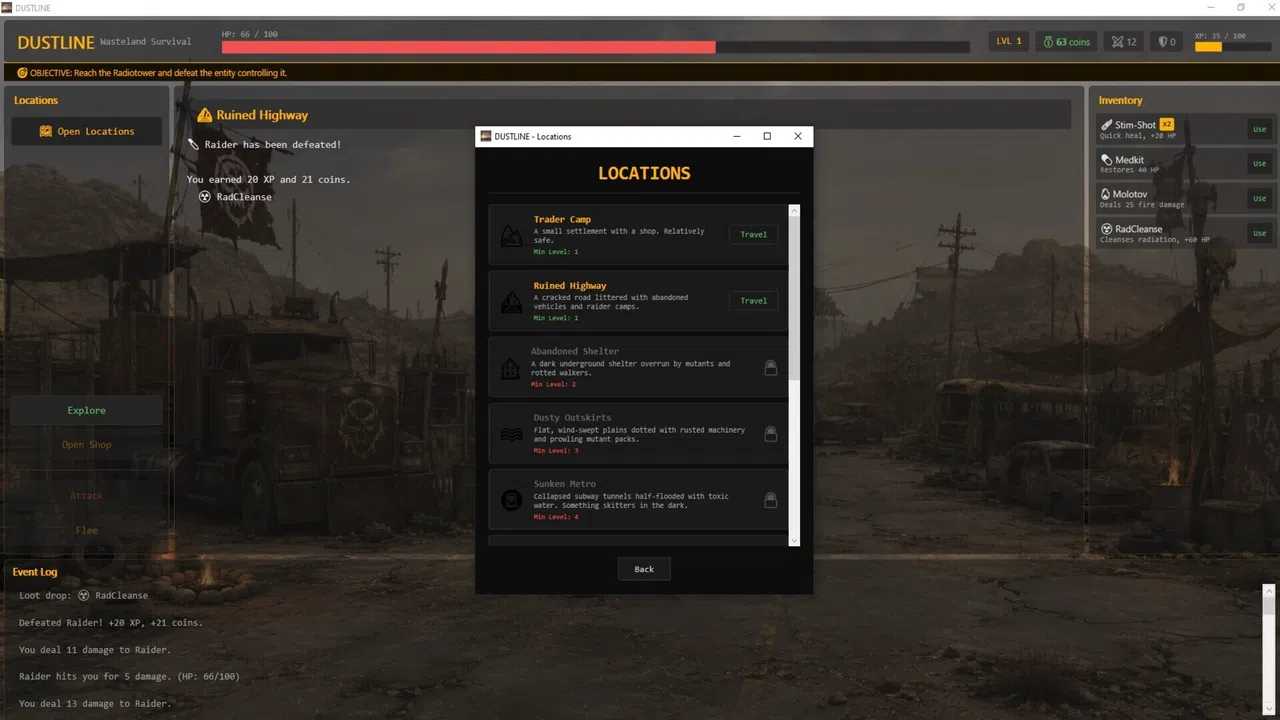 Dustline Screenshot 1