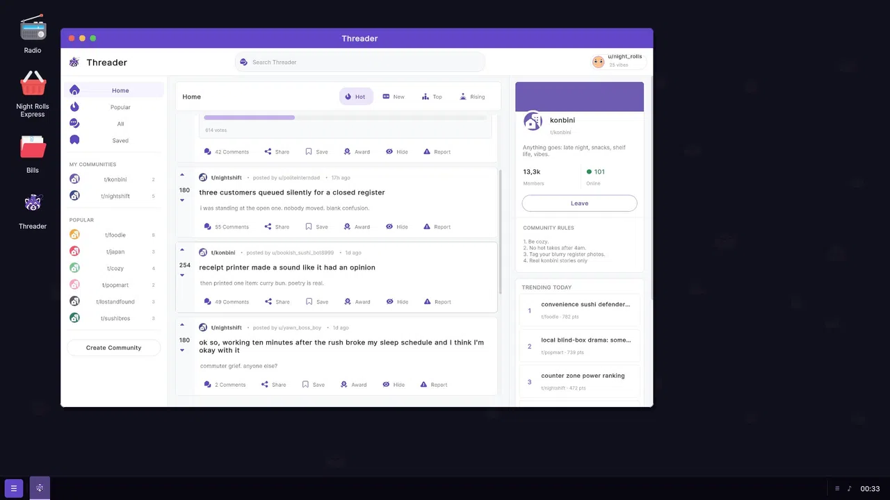 Night Rolls Cozy Store Screenshot 9
