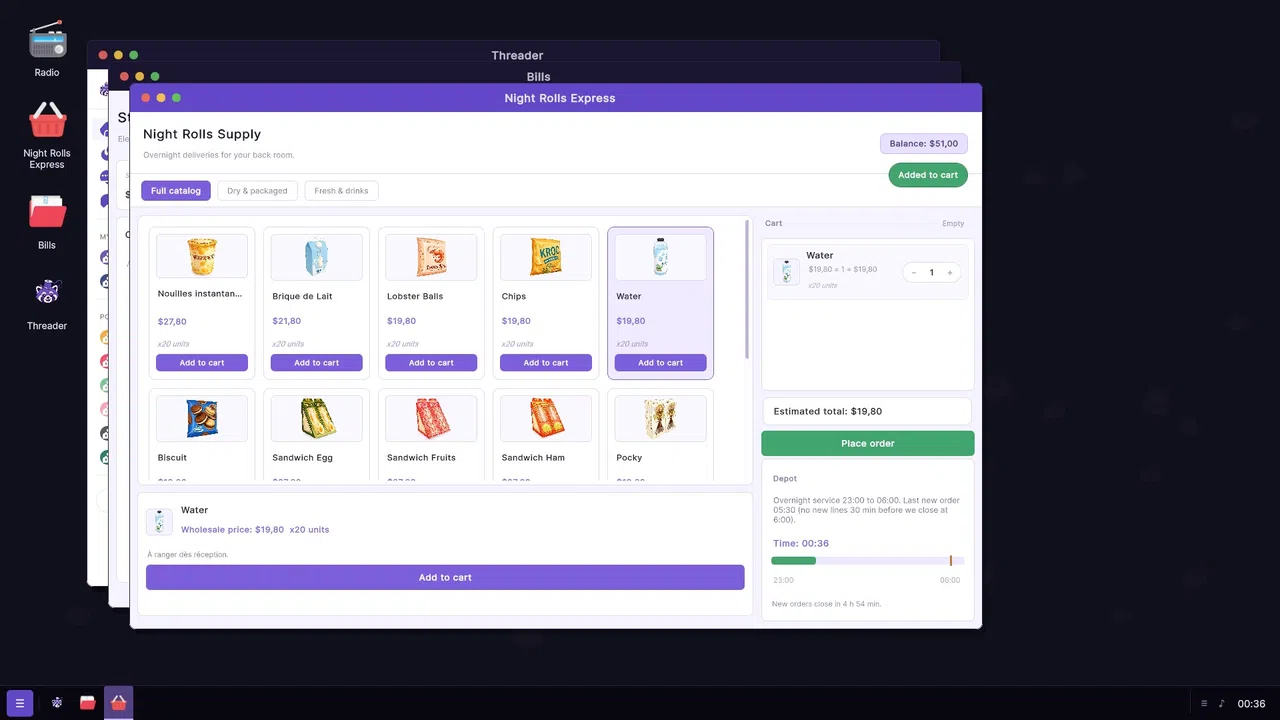 Night Rolls Cozy Store Screenshot 8