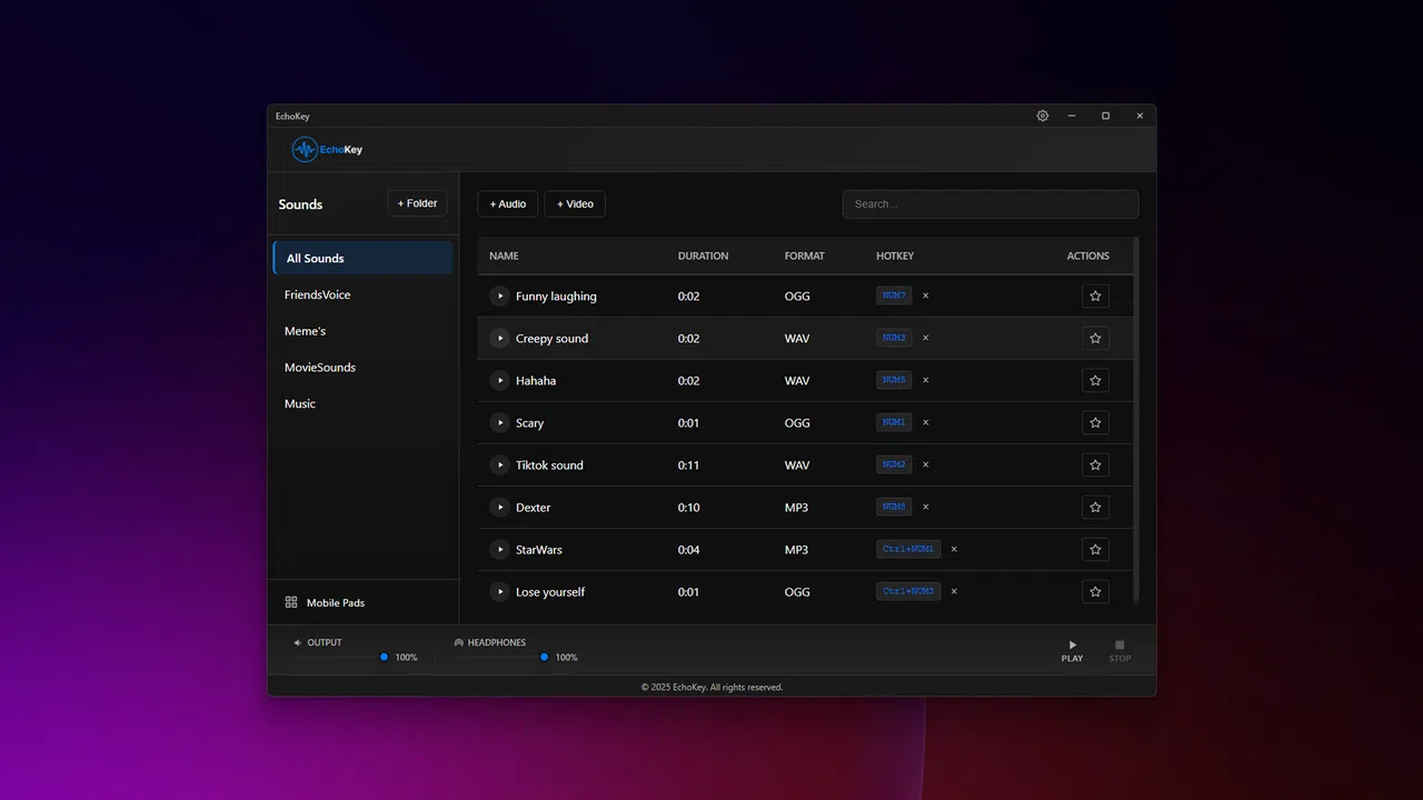 EchoKey Screenshot 0