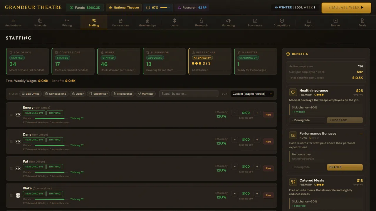 Box Office Mayhem: Theatre Tycoon Screenshot 3