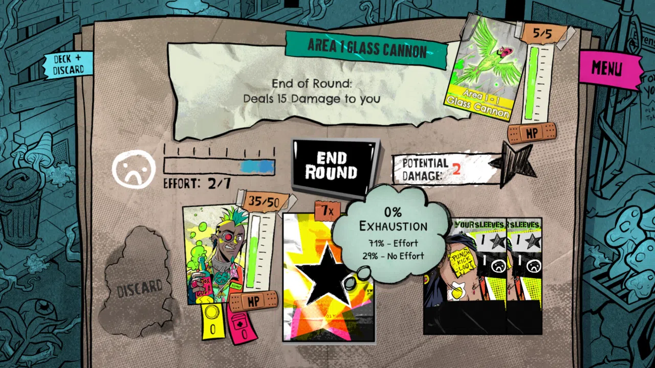 Lucky Punk: a push your luck Deckbuilder Screenshot 0