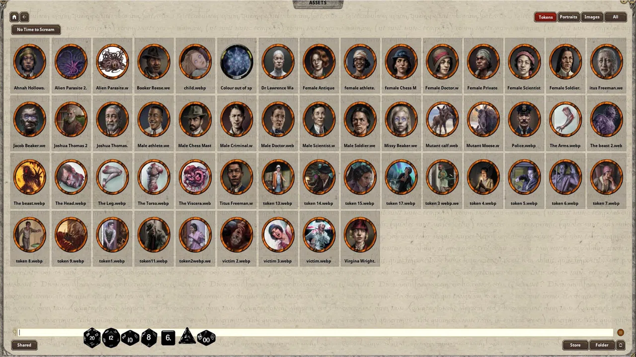 Fantasy Grounds - Call of Cthulhu - No Time to Scream Screenshot 3