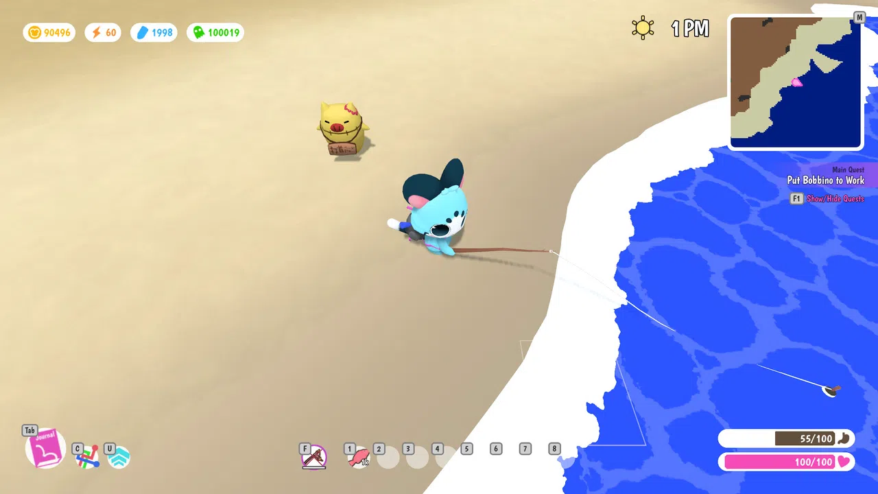 Chattini Jetpack Project: A Hololive Fan Game Screenshot 2