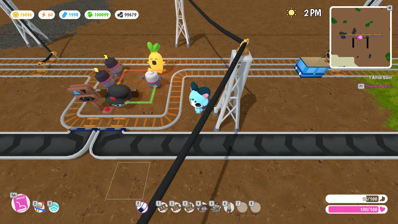 Chattini Jetpack Project: A Hololive Fan Game Screenshot 4