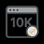 Opened 10k icon
