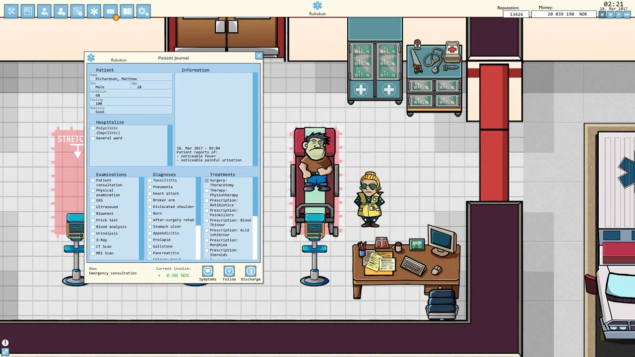 Hospitalize Screenshot 2