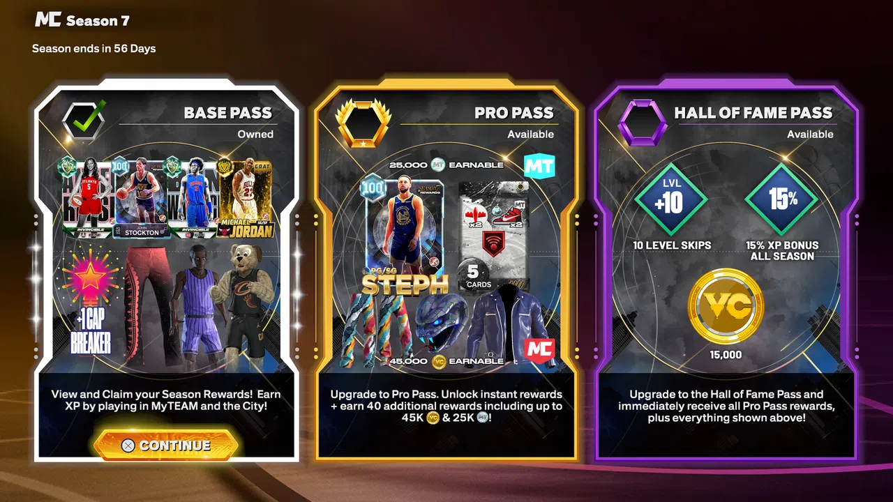 NBA 2K26 Hall of Fame Pass: Season 7 Screenshot 0