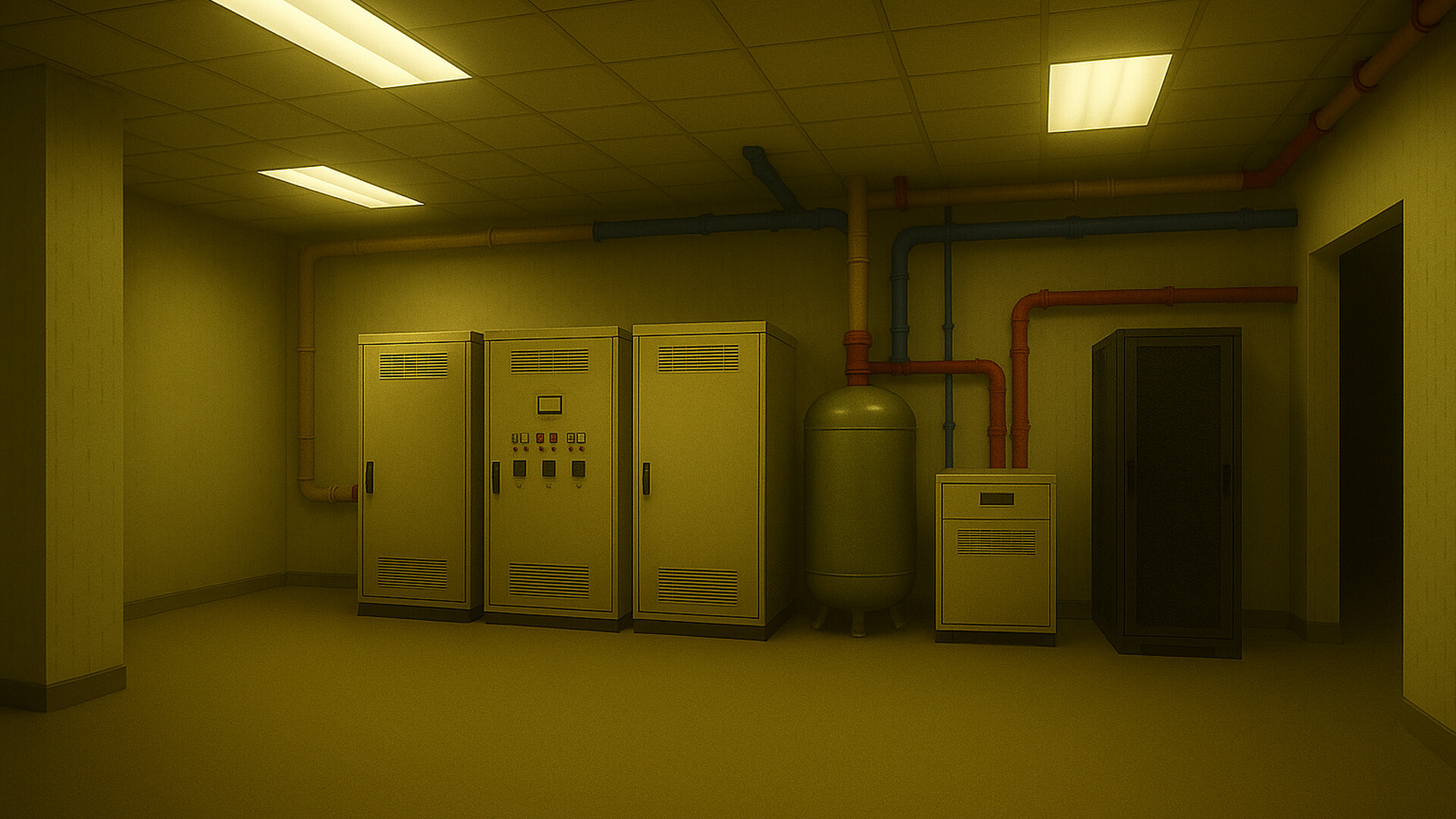 Backrooms The Silent Mirror Screenshot 0