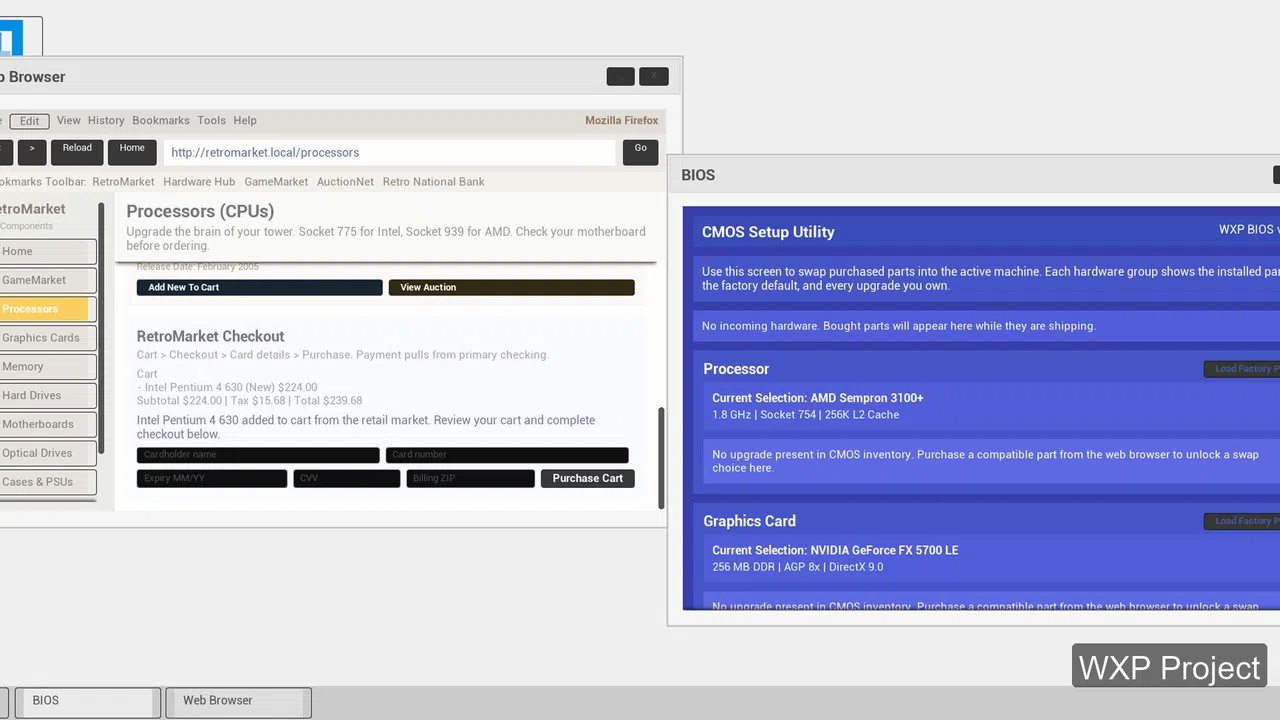 WXP Project Screenshot 1
