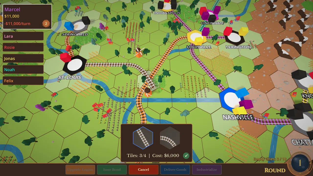 Rails & Rivals Screenshot 2