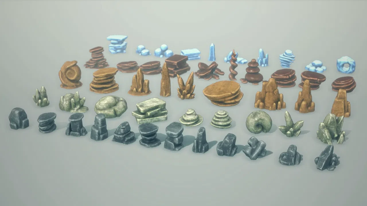 RPG Developer Bakin Stylized Rocks Screenshot 0