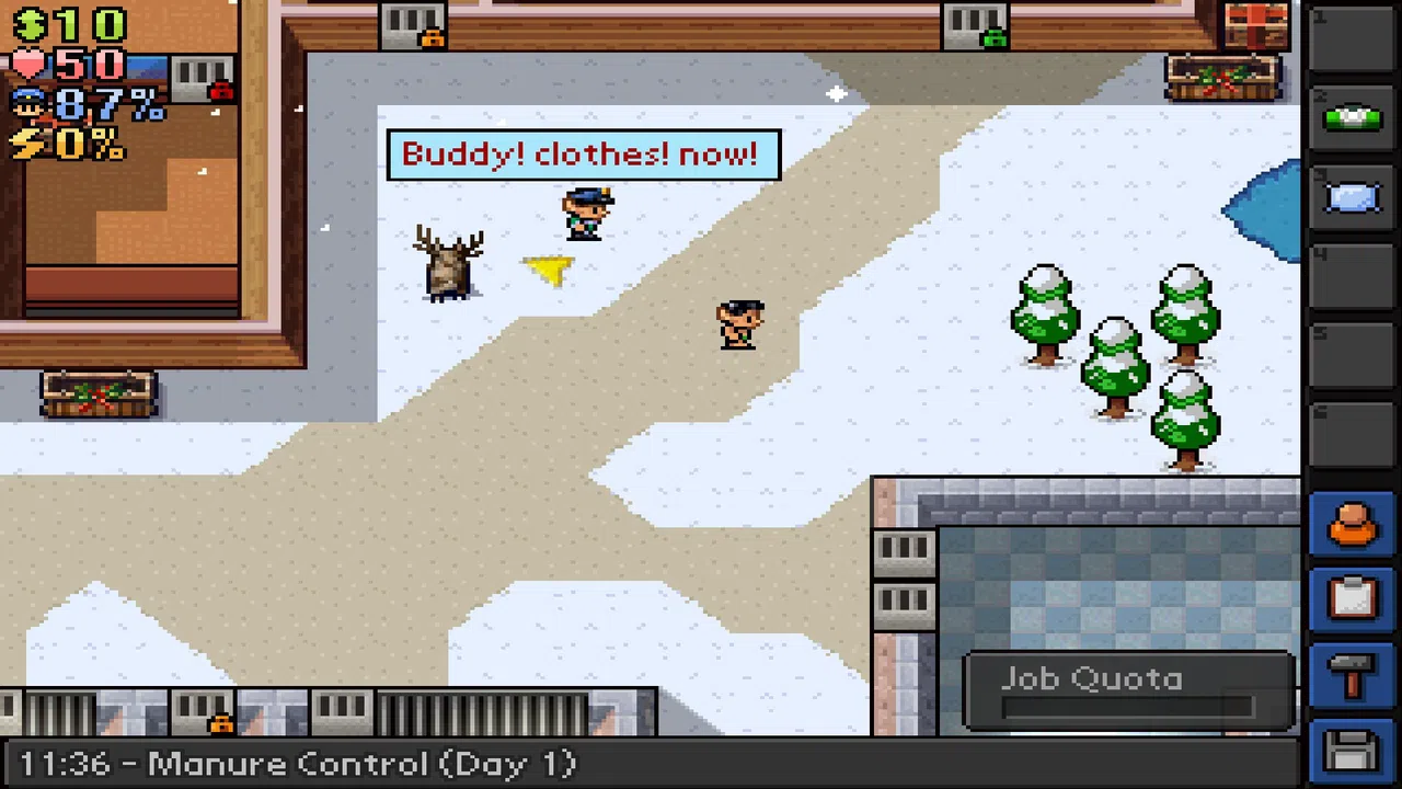 The Escapists - Santa's Sweatshop Screenshot 1
