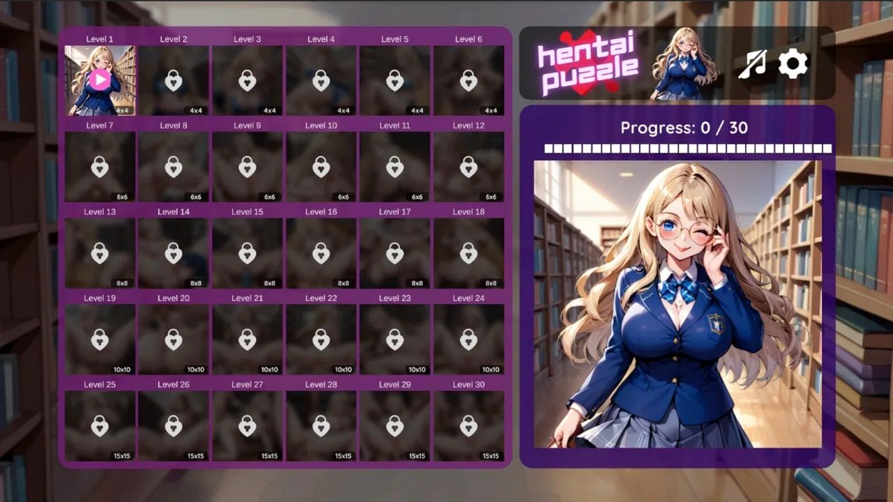 Hentai Puzzle: Lily Screenshot 0