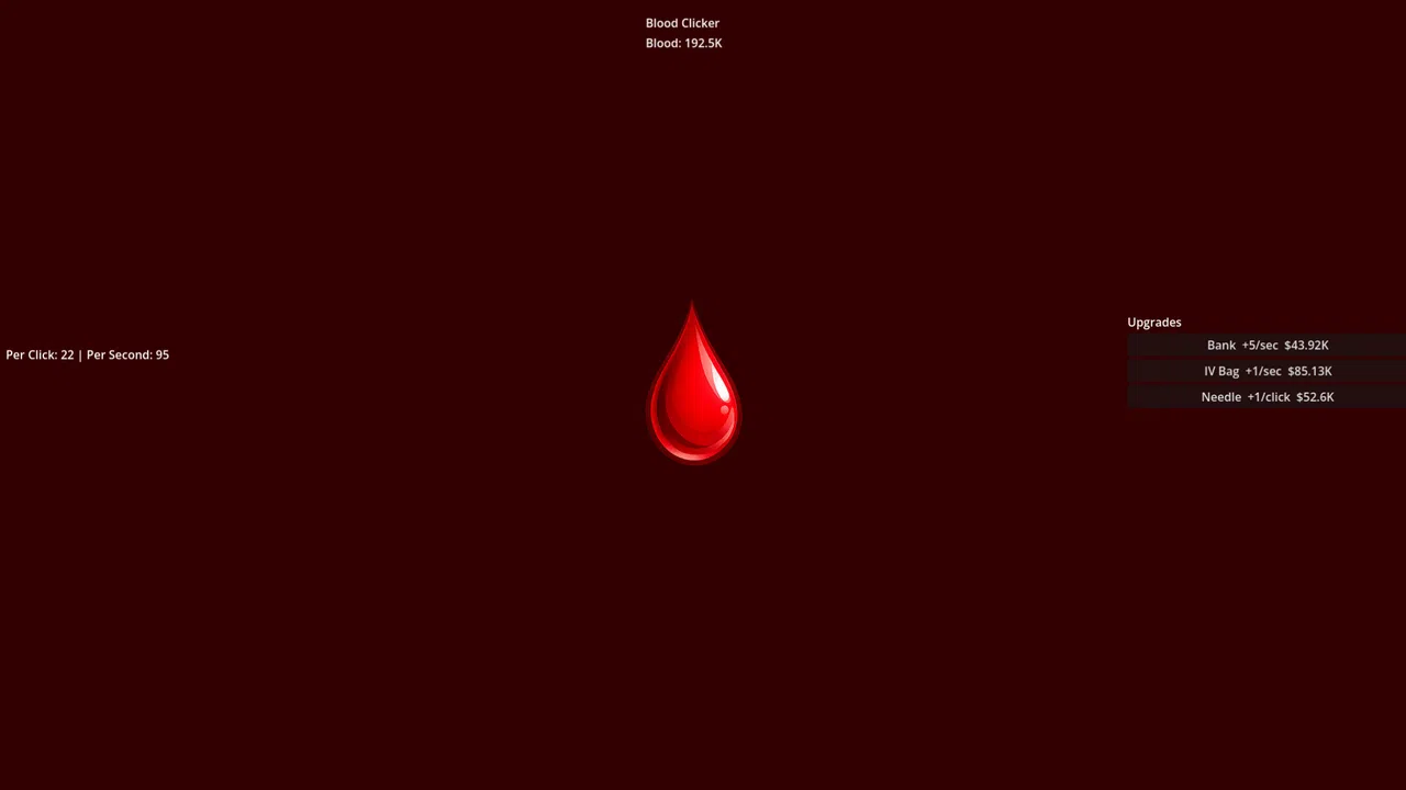Blood Clicker Screenshot 1