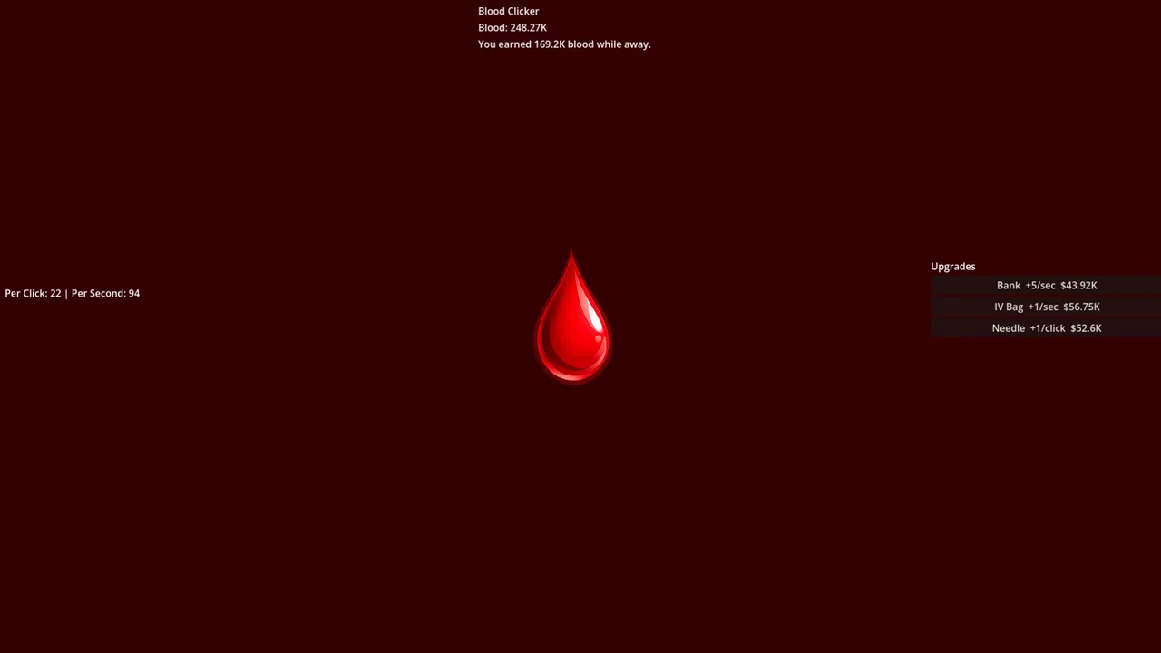 Blood Clicker Screenshot 0