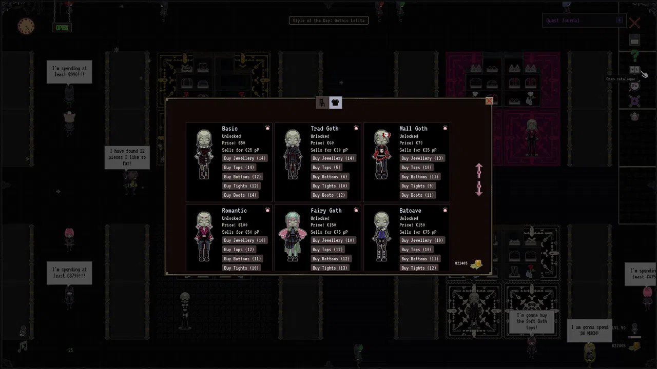 Crow's Curated Closet - Shop Simulator Demo Screenshot 3