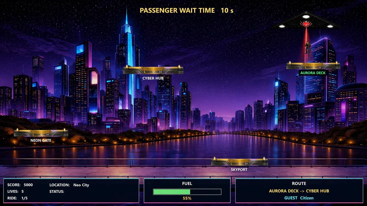 Space Tram Screenshot 1