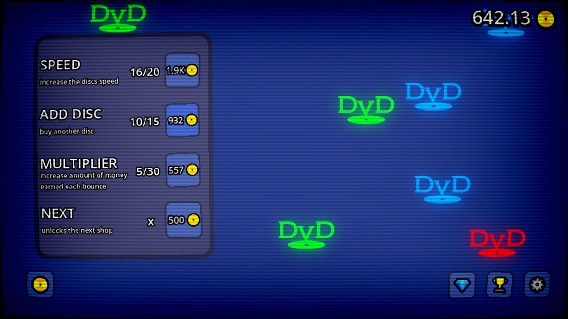 The DvD idle game Screenshot 3