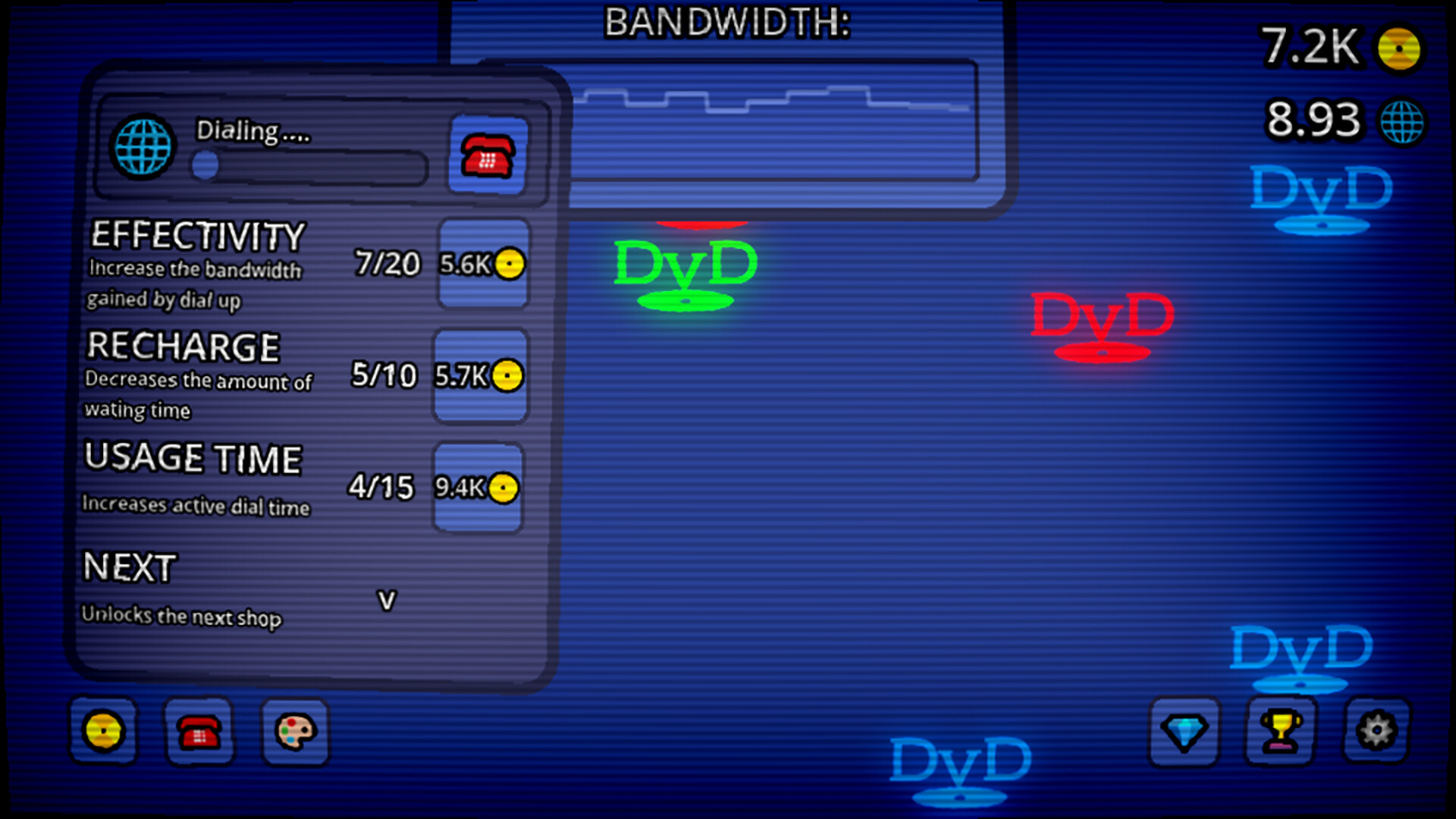 The DvD idle game Screenshot 2