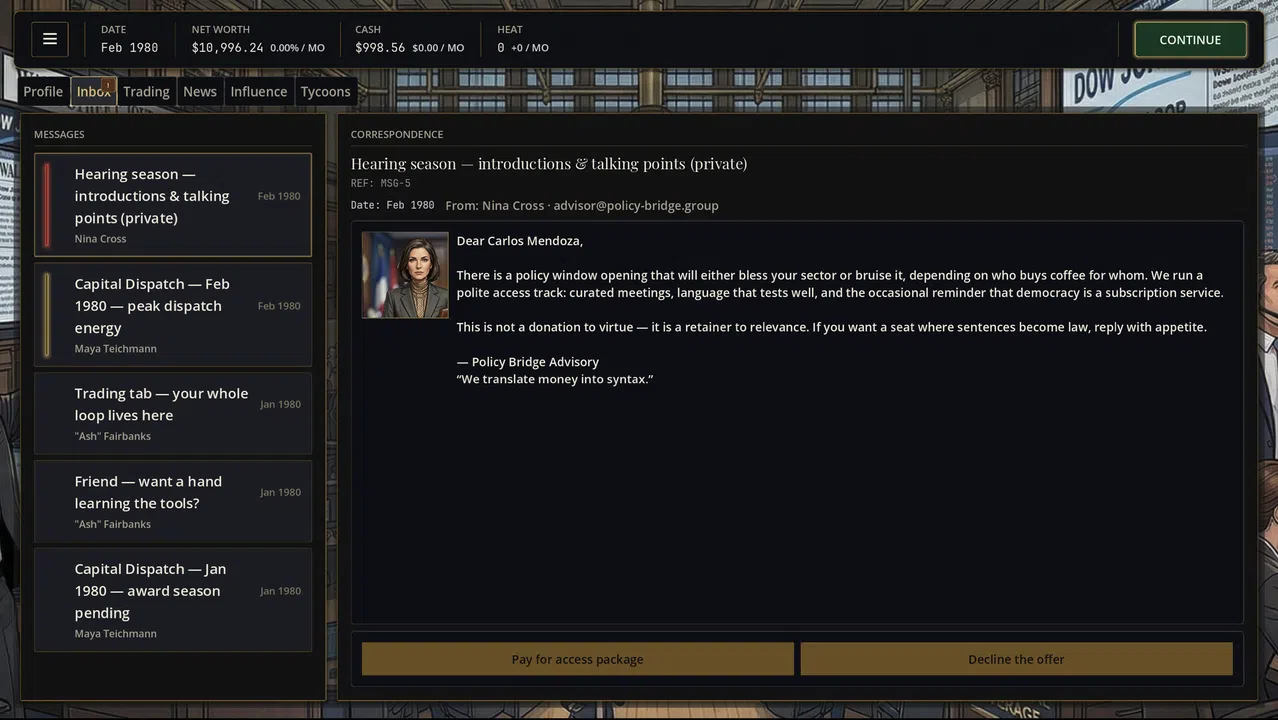 Exit Liquidity: Wall Street Trading Sim Screenshot 1