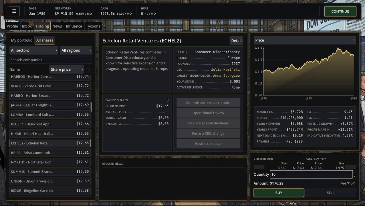 Exit Liquidity: Wall Street Trading Sim Screenshot 2