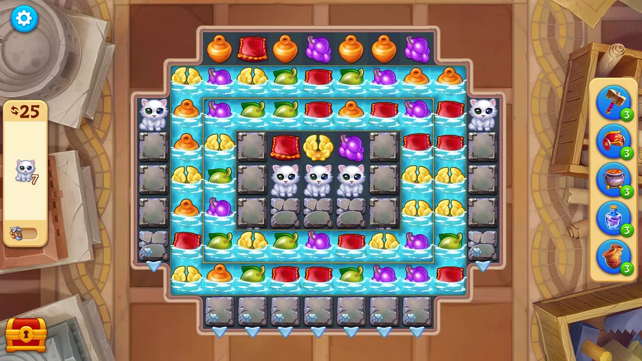 Jewels of Rome: Match-3 Game and City Builder Screenshot 1