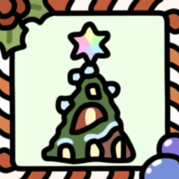 City Christmas tree icon