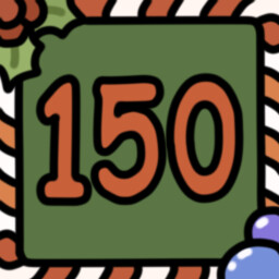 One hundred fifty cats icon