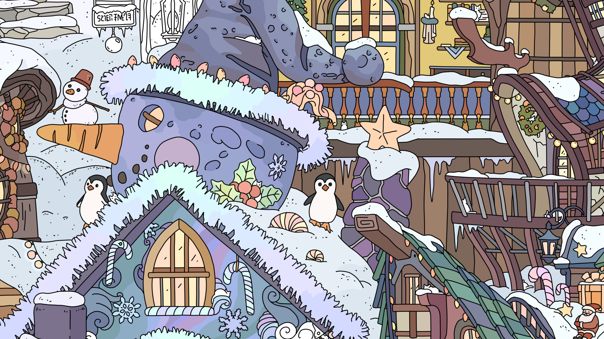 HIDDEN CATS 8: Happy New Year 🎄🥂🎅 Screenshot 2