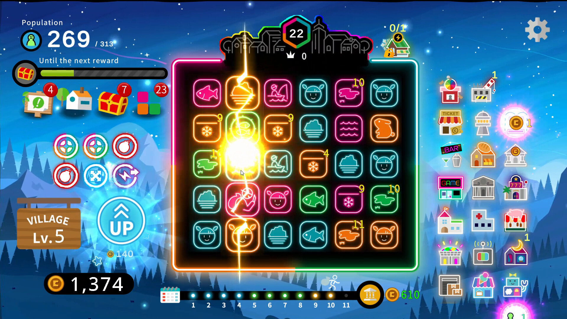 Neon Village Screenshot 0