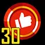 Keep gratitude heart forever icon