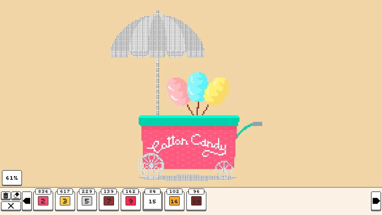 Coloring Pixels - Amusement Park Pack Screenshot 3