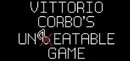 Vittorio Corbo's Un-BEATable Game