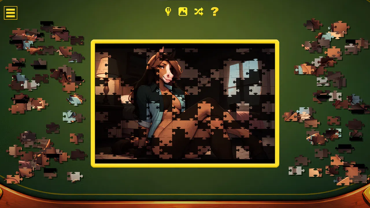Wild West Furry - Hentai Jigsaw Screenshot 1