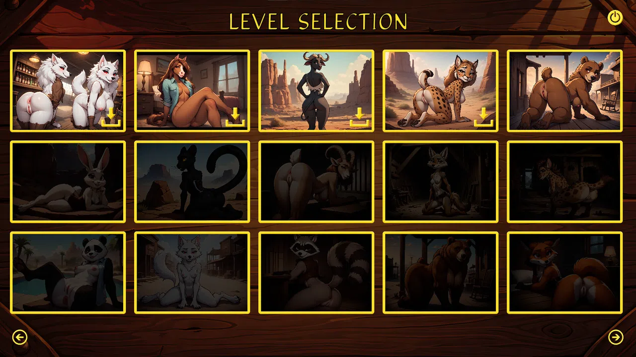 Wild West Furry - Hentai Jigsaw Screenshot 5