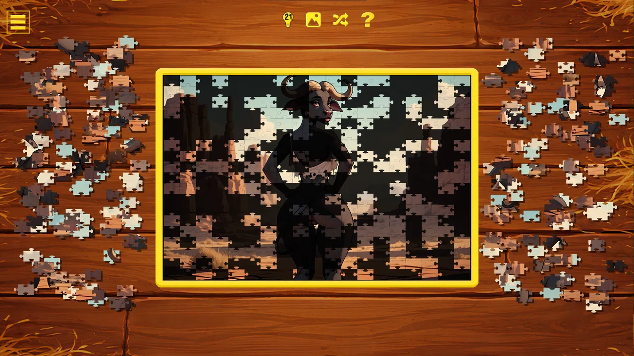 Wild West Furry - Hentai Jigsaw Screenshot 4