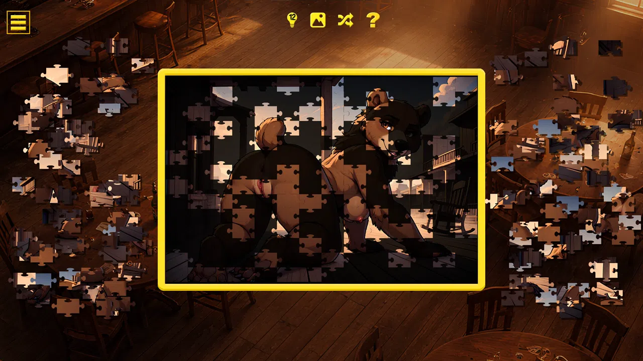 Wild West Furry - Hentai Jigsaw Screenshot 6