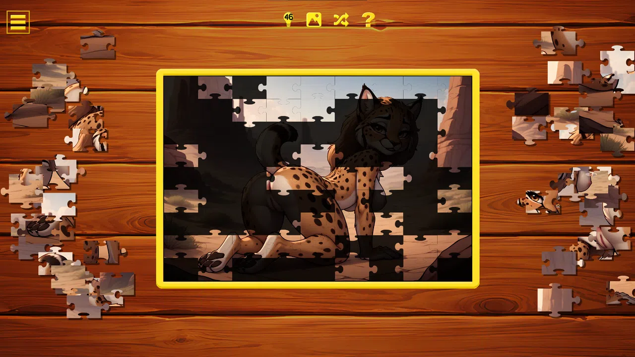 Wild West Furry - Hentai Jigsaw Screenshot 0