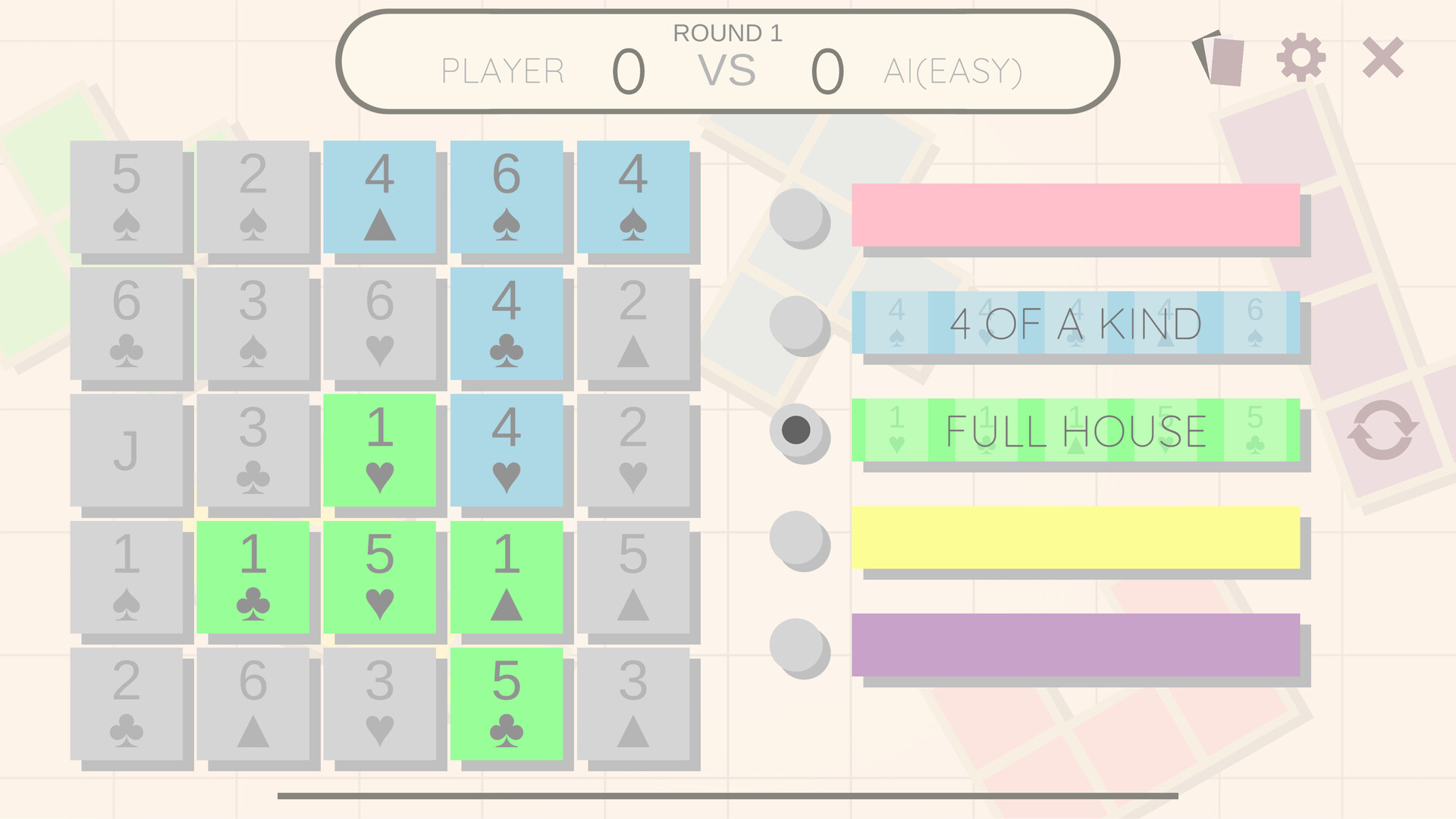 BLOCK POKER 5X5 Screenshot 0