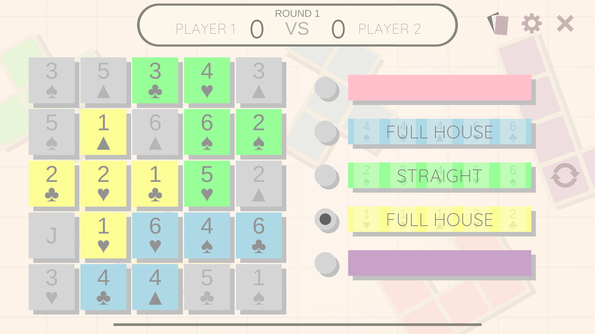 BLOCK POKER 5X5 Screenshot 1