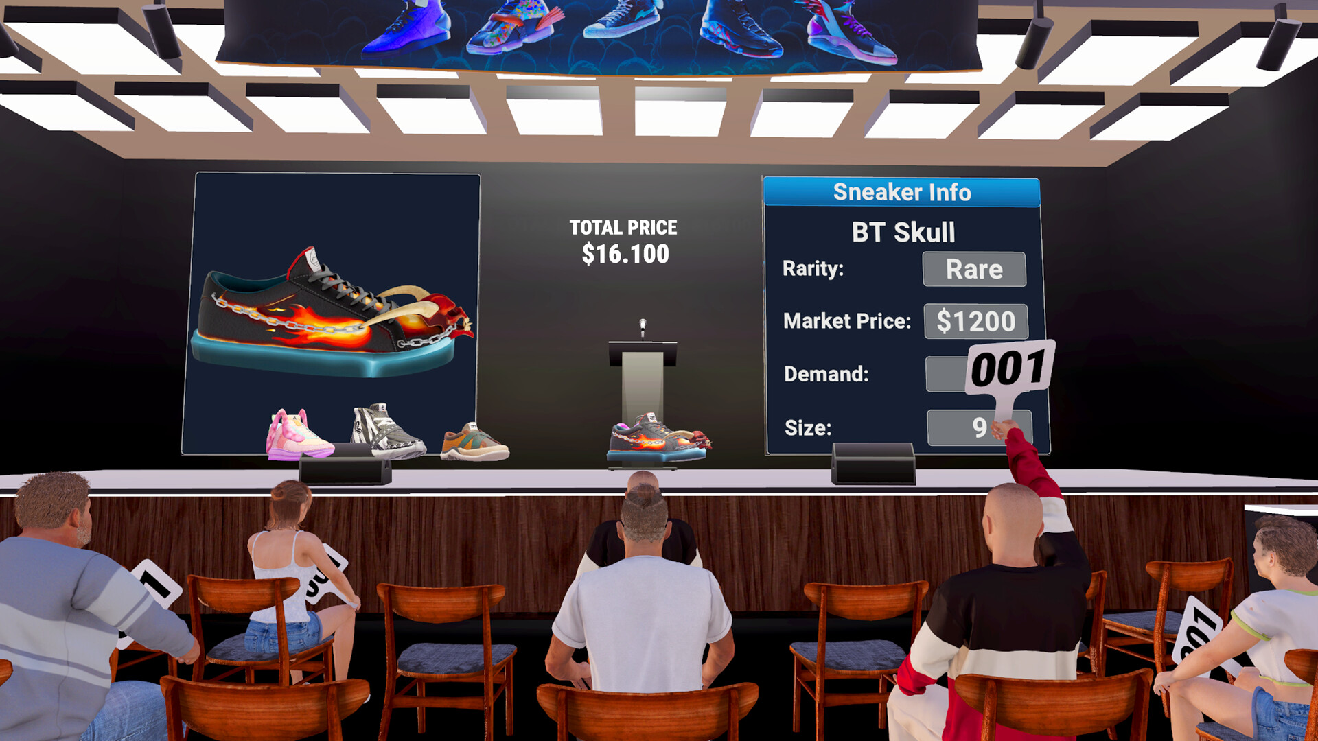 Sneaker Store Simulator: Demo Screenshot 2