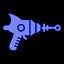Laser pistol icon